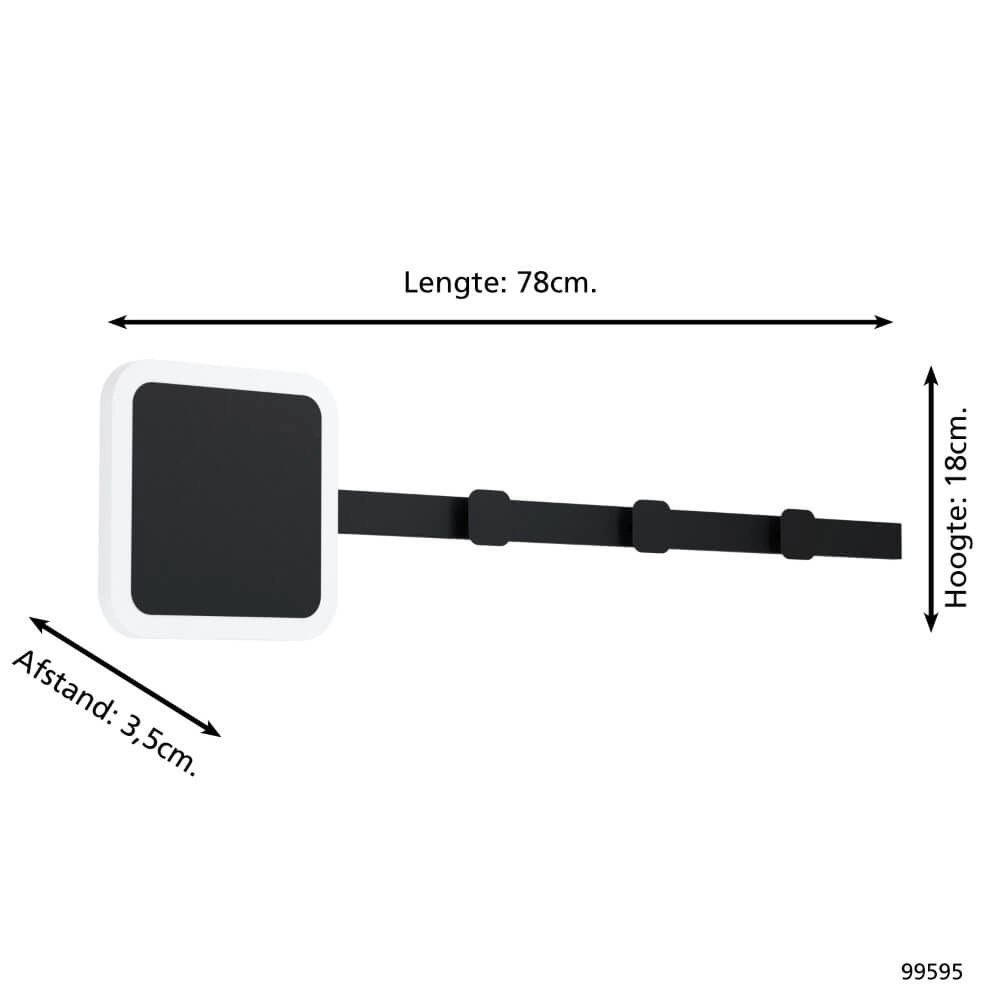 Applique Cartignano avec portemanteau Eglo 9002759995959