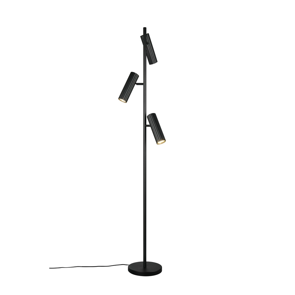 Lampadaire design Soka noir