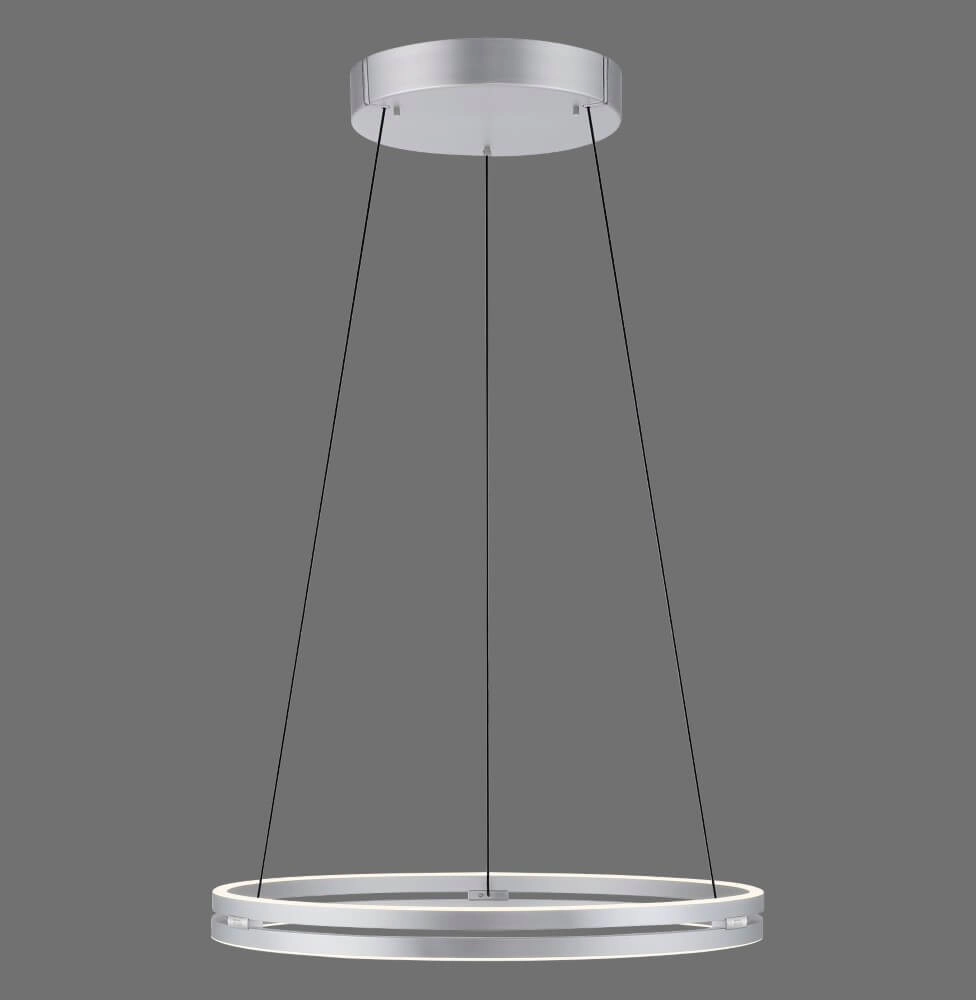 Lampe suspendue élégante Pure E-Loop aluminium Ø 70cm Paul Neuhaus 4012248372302