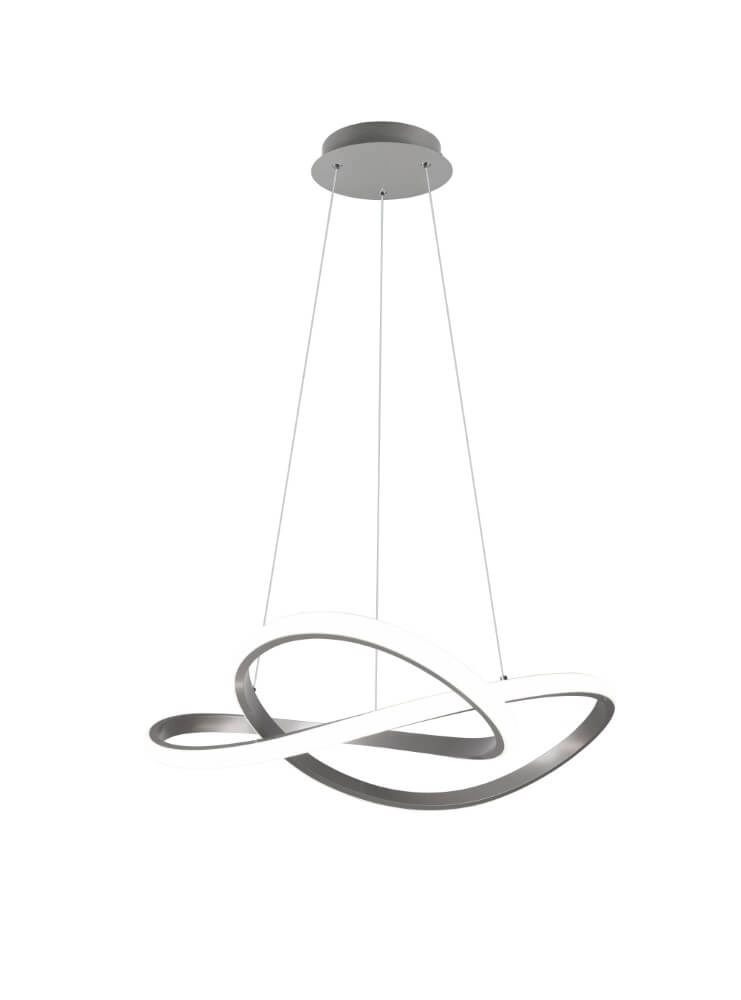 Lampe suspendue LED Course gris