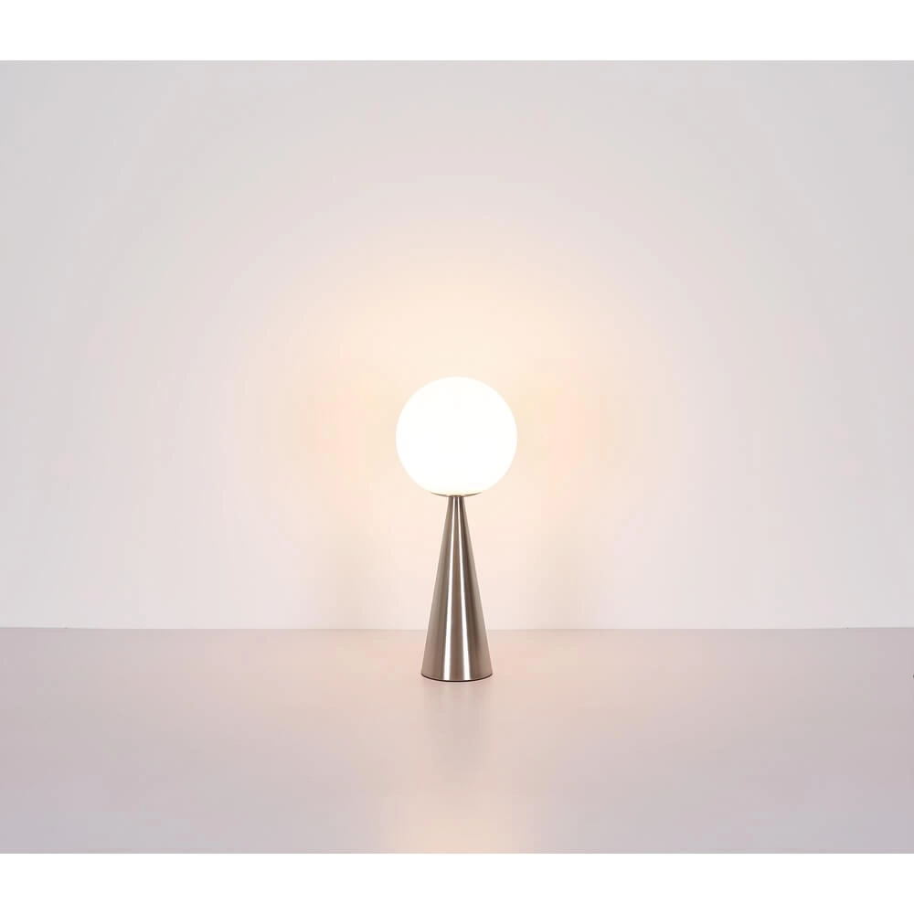 Lampe de table Pinpal avec verre convexe blanc Globo 9007371447343