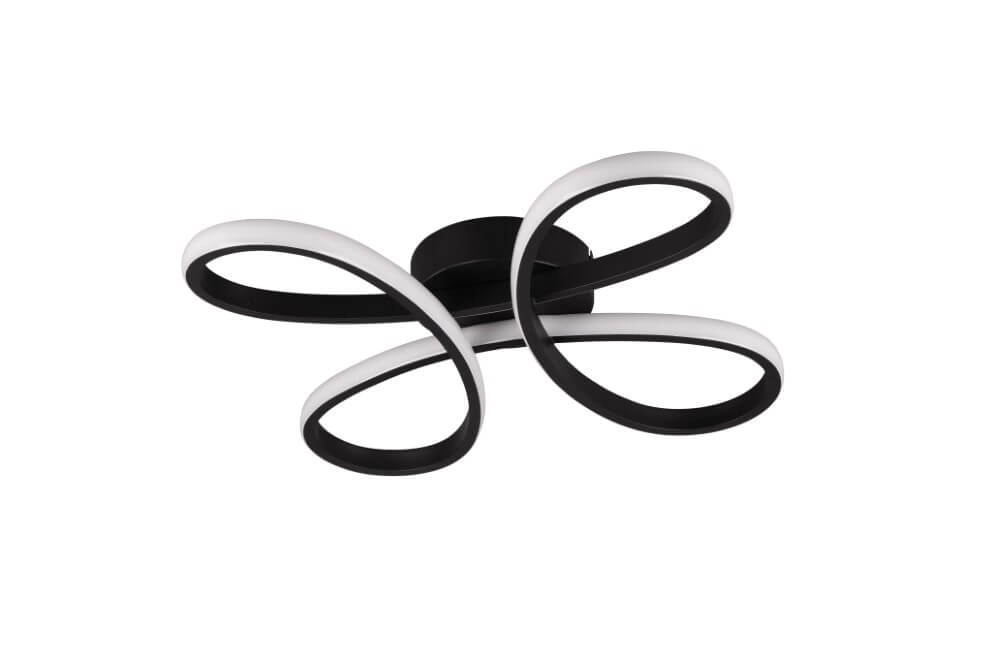 Plafonnier Fly conception noir Trio 4017807600834