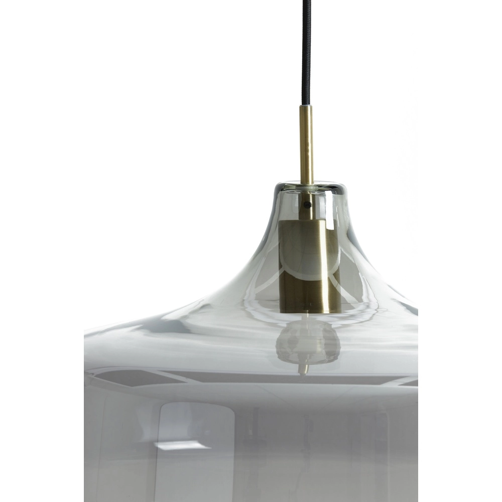 Lampe suspendue en verre fumé Solna Ø 39,5 cm Light & Living 8717807680220