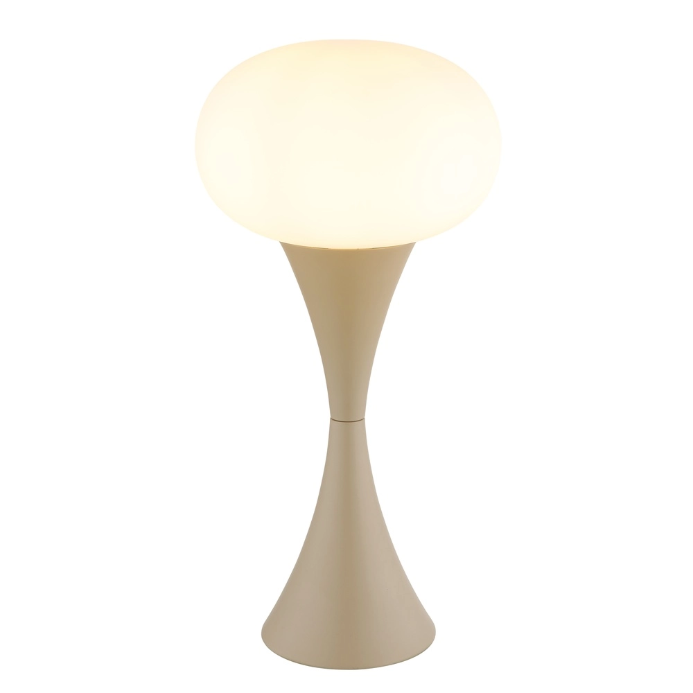 Lampe de table moderne Lula brun sable