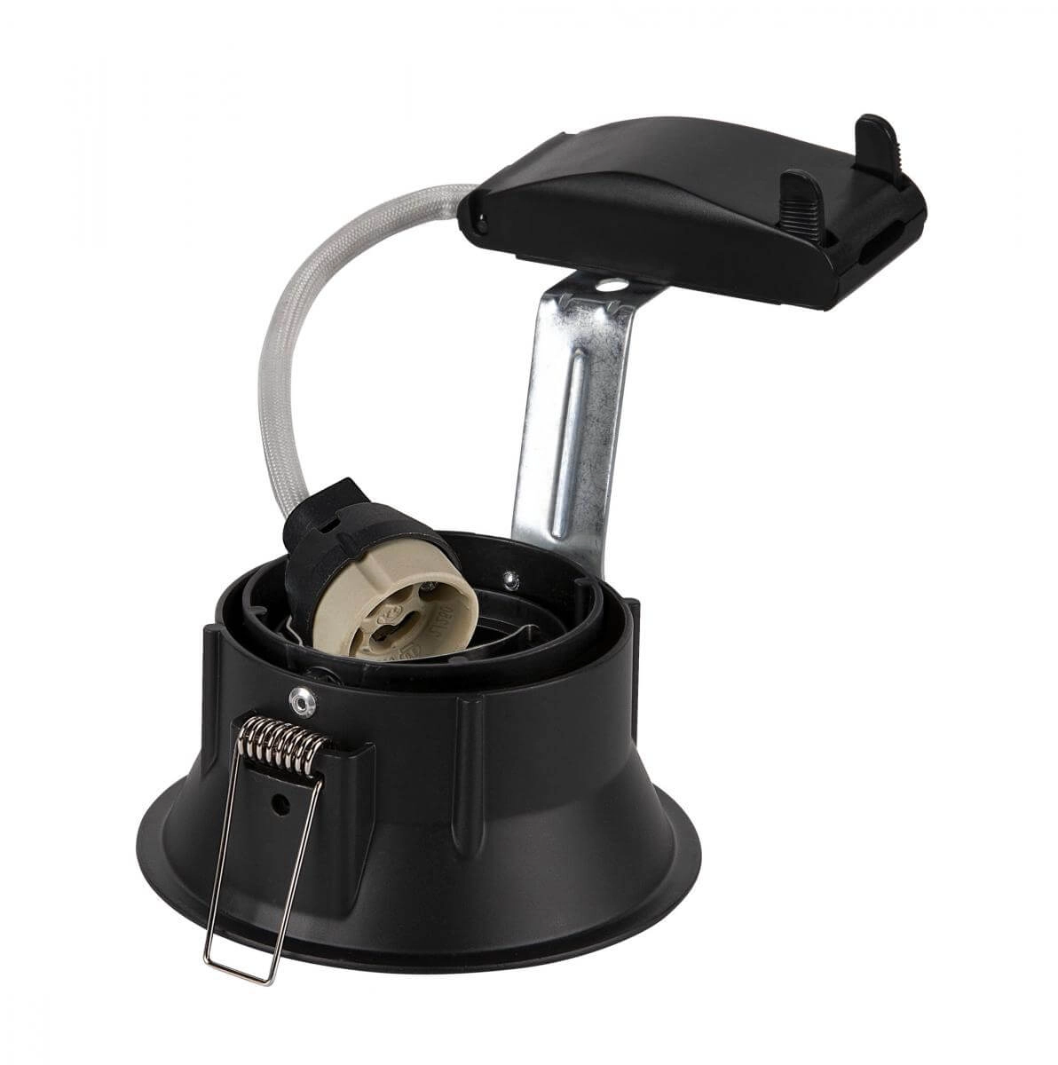 Spot encastré Horn noir 10.5cm SLV 4024163150101