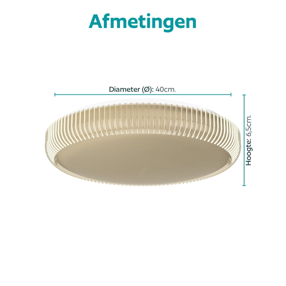 Lampe de plafond blanche Montedoro Ø 40cm Eglo 9008606399697