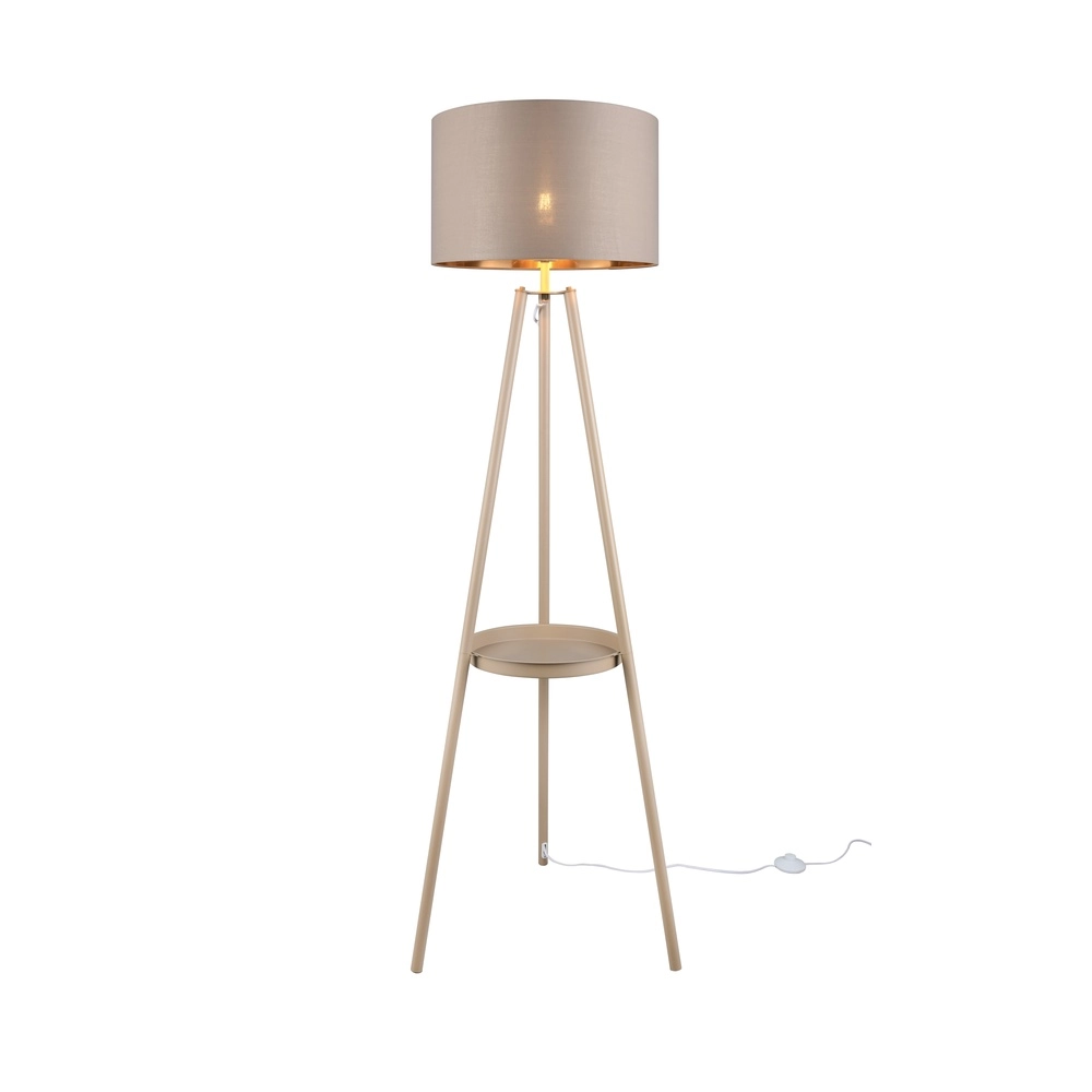 Lampe de pied Colette brun sable