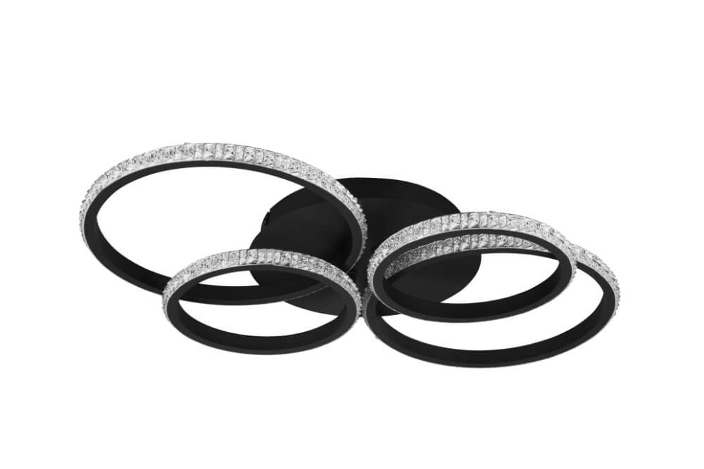 Plafonnier design Cires noir Trio 4017807600964