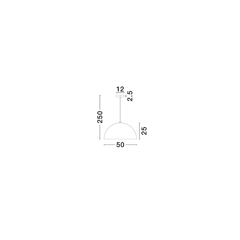 Suspension Starla marron Ø 50cm Lyora 5212017476807