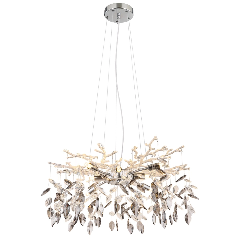 Lampe suspendue Danna Chrome