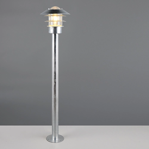 Lampe de jardin 100cm Ruvuma Gris zinc