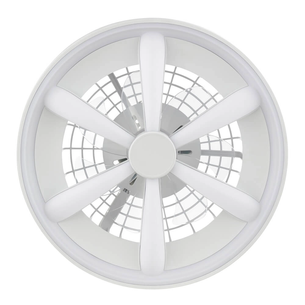 Ventilateur de plafond blanc Gaiano avec lampe RGB Brilliant 4004353455704