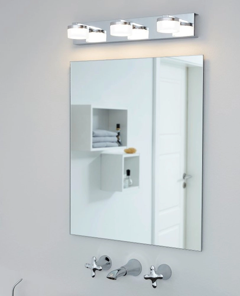 Applique murale LED Romendo 1 3x7,2w - 3000K - 45cm chromé Eglo 9002759965433