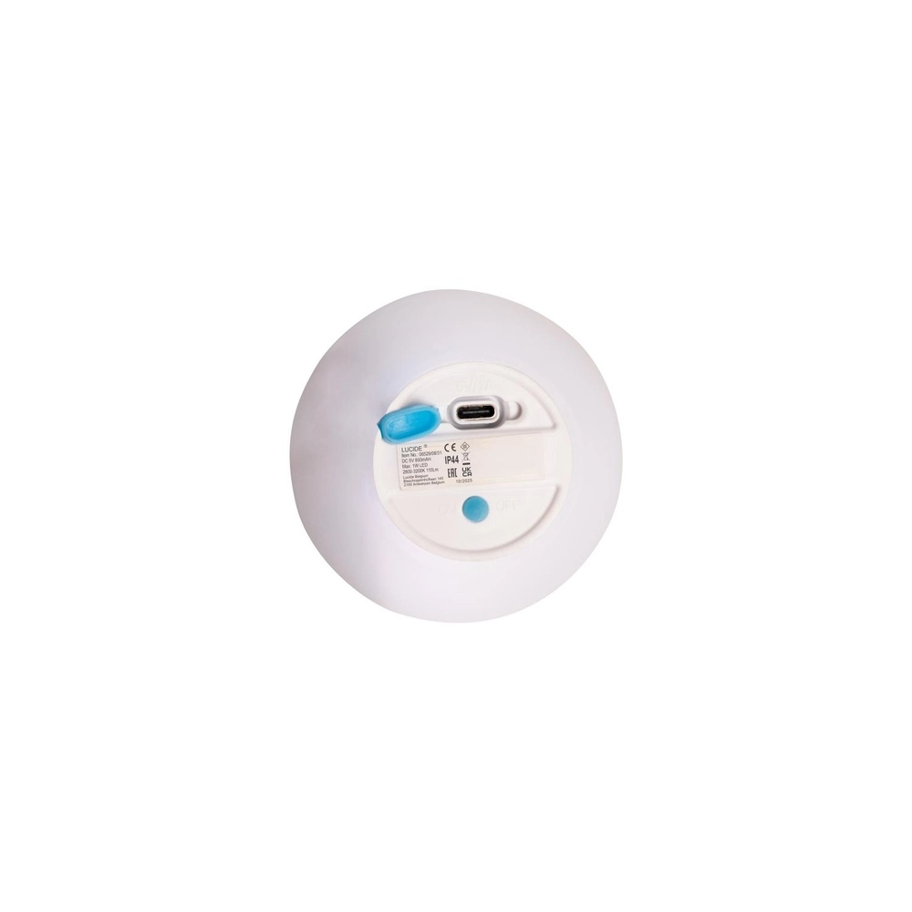 Lampe de table rechargeable Pino S - blanc Lucide 5411212061638