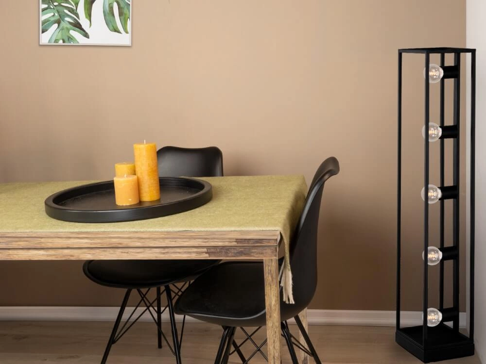Lampadaire noir Blackcrown 100 cm 5 lumières Eglo 9002759336912