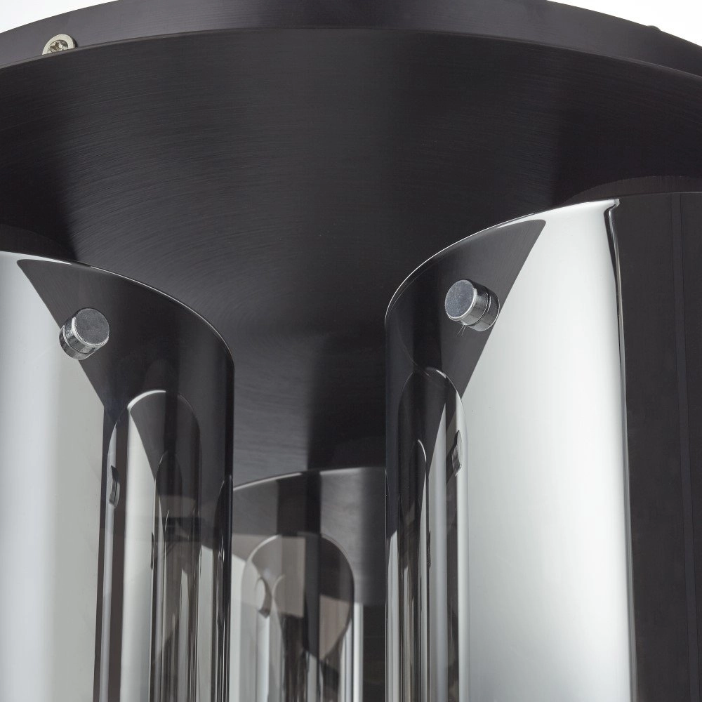 Plafonnier Beth 3 lumières noir Brilliant 4004353358500