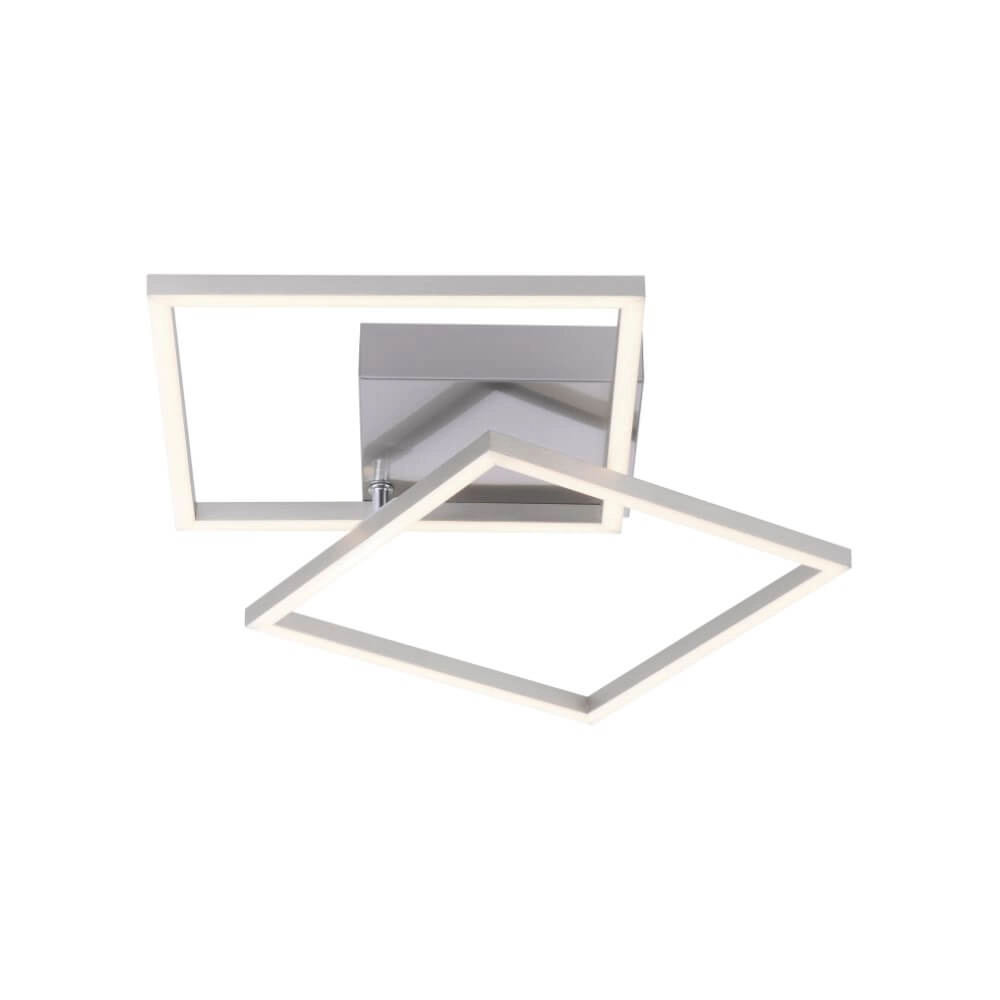 Plafonnier Iven 36 cm - acier inoxydable 3000K Just Light 4043689972943