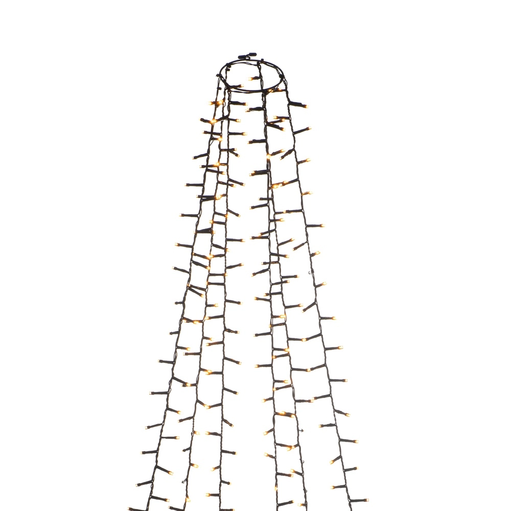 Kit d’éclairage 240cm - 6x 110 led - 2100K pour sapin de Noël KonstSmide 7318306650809