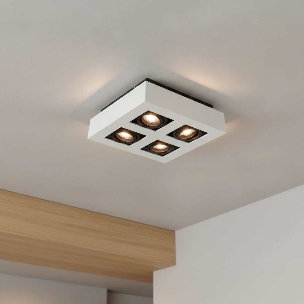 Lampe spot à 4 lumières Bosco