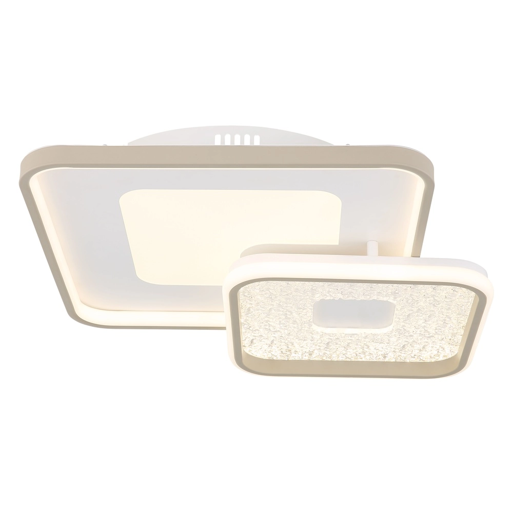 Plafonnier moderne Mosaiko 50 x 50cm brun sable Globo 9007371569762