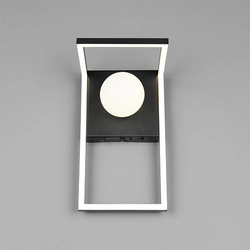 Lampe murale de conception Arola Noir Trio 4017807683530