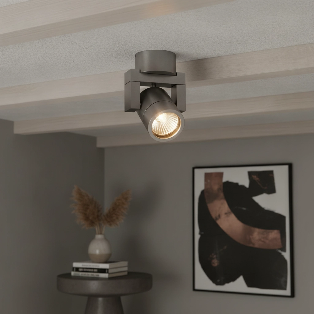 Spot en saillie en acier inoxydable Single