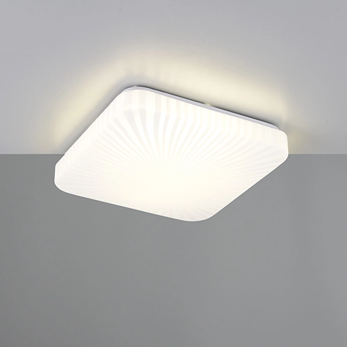 Lumière carrée au plafond Mandria II Blanc