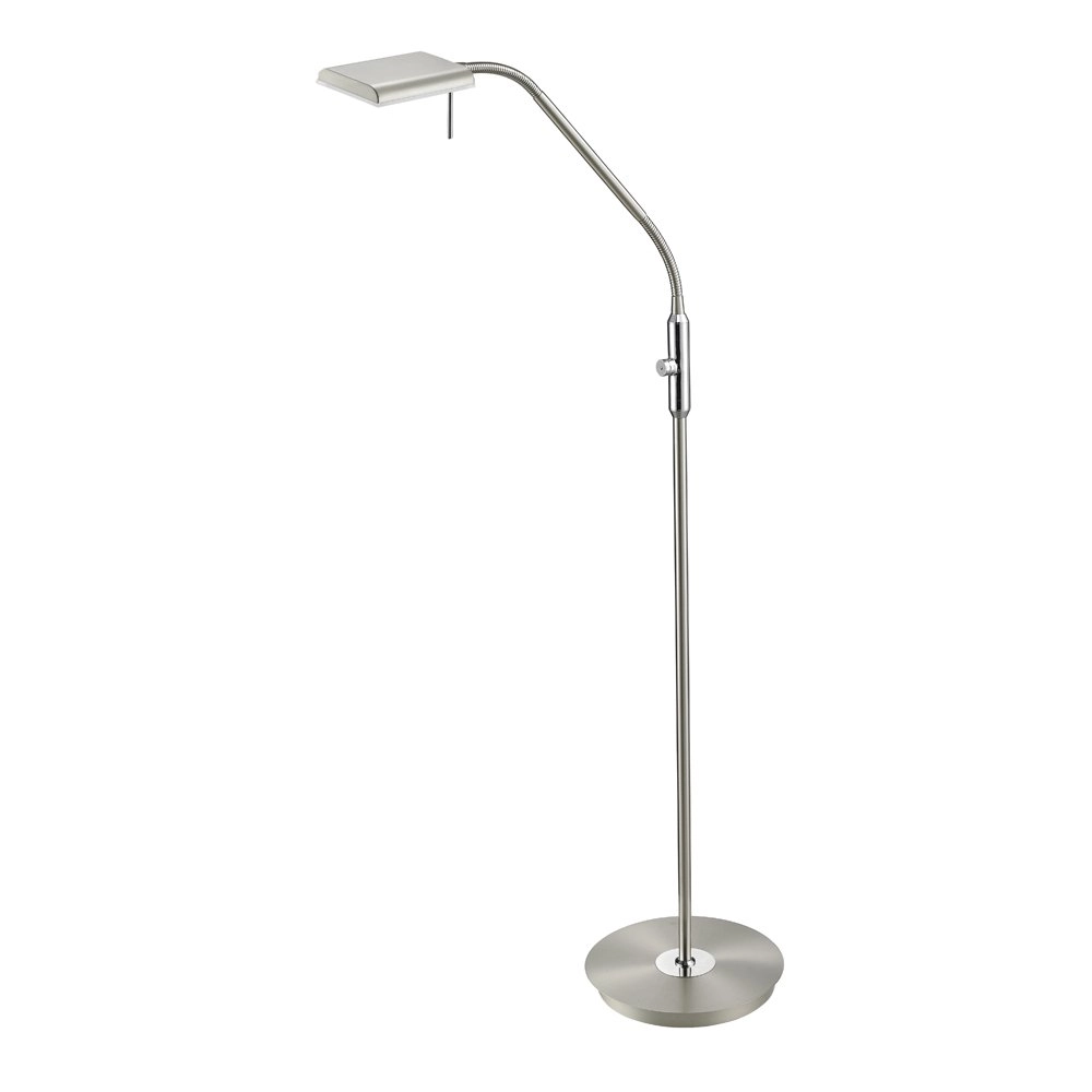 Lampe de lecture led Bergamo gris métallisé Lampe de lecture led Bergamo gris métallisé