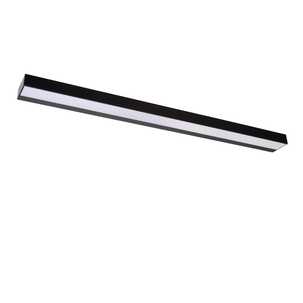 Lampe murale de salle de bain Alexa 90 cm noir - IP44 - 13W