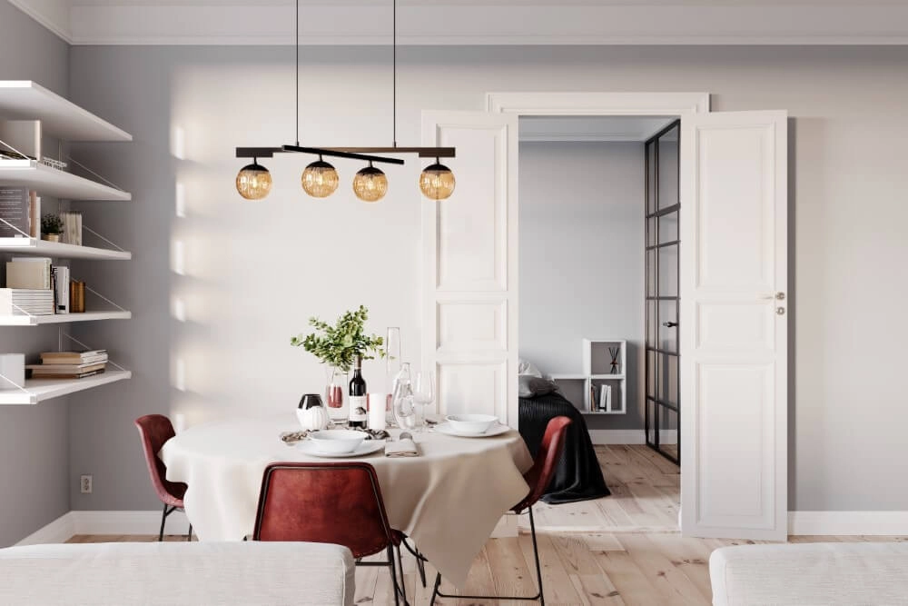 Lampe suspendue Labelle verre ambré By Rydéns 7391741017529