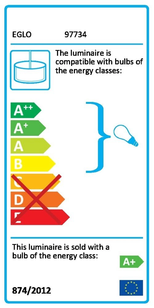 Lampe suspendue salle à manger Montebaldo Eglo 9002759977344