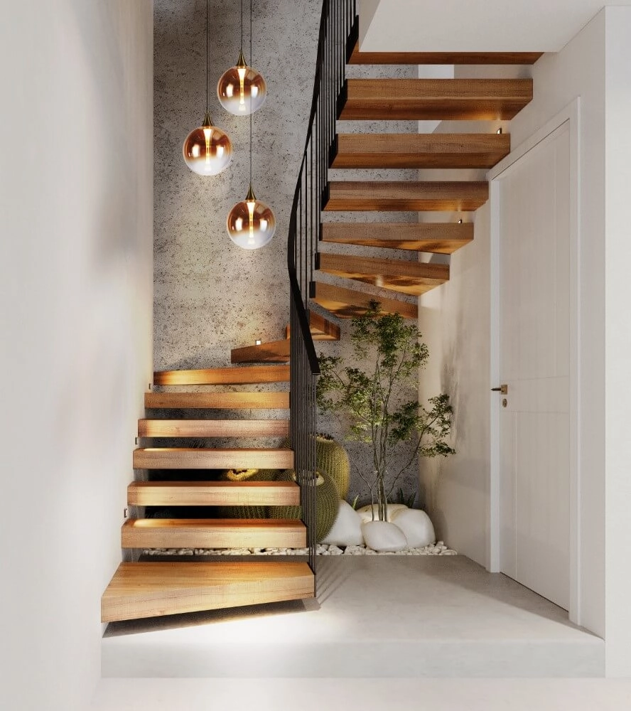 Suspension 1 lumière Alchemy Verre ambré Searchlight 5053423273822