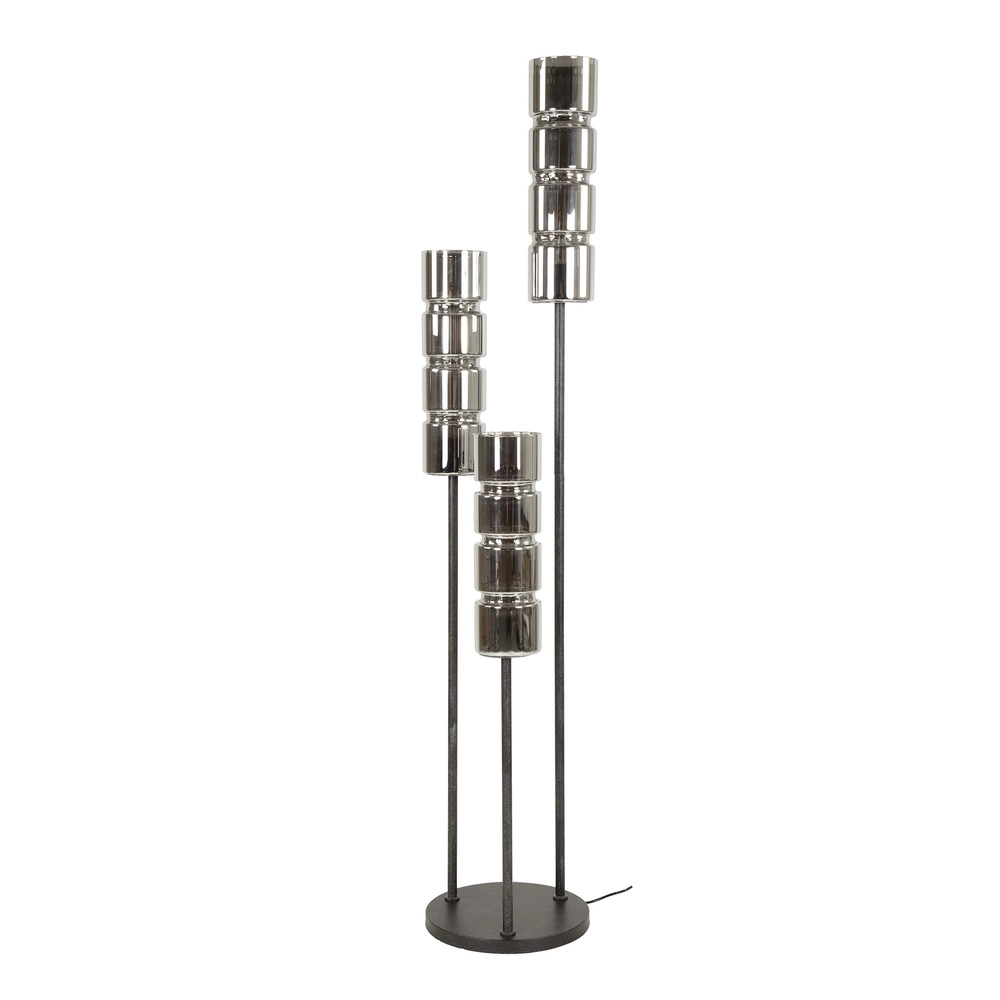 Lampe de pied cylindrique Cylinder 105 cm - noir Lyora 8716803511958