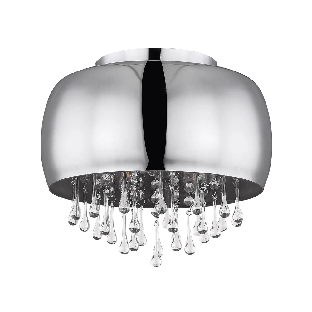 Lampe de plafond Kalla Ø 35cm chromé Globo 9007371388707