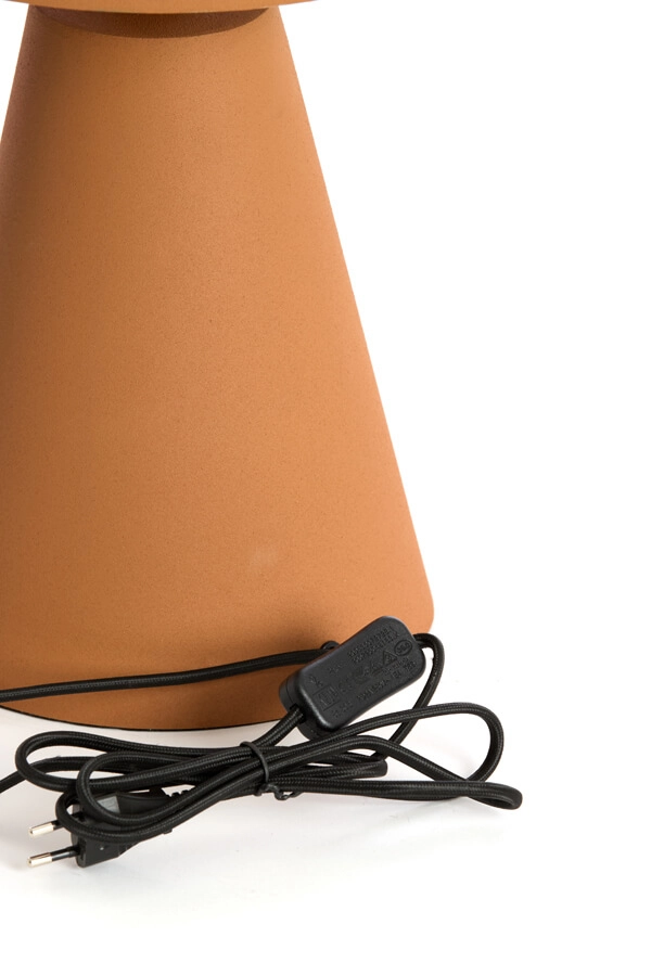 Lampe de table design Surrina orange Ø 26cm Light & Living 8717807743543