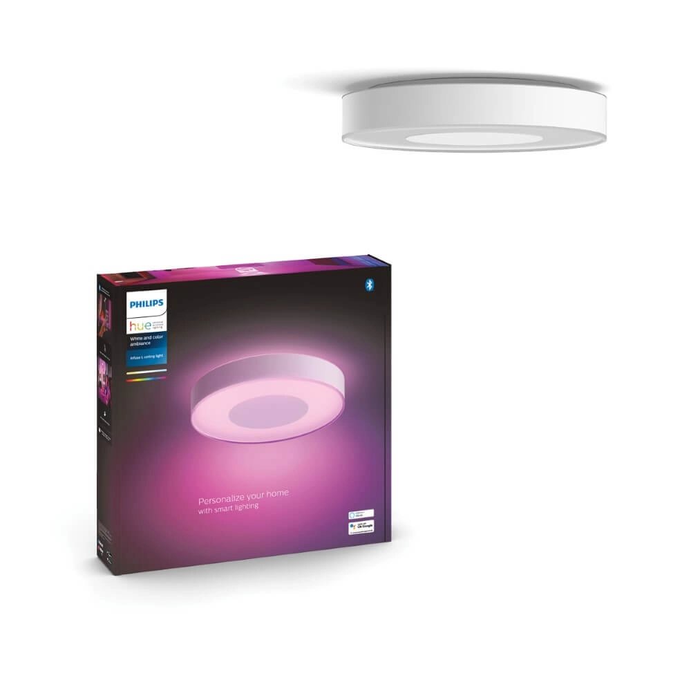 Plafonnier Hue Infuse L - White and color Ø 42,5 cm blanc Philips 8718696176511