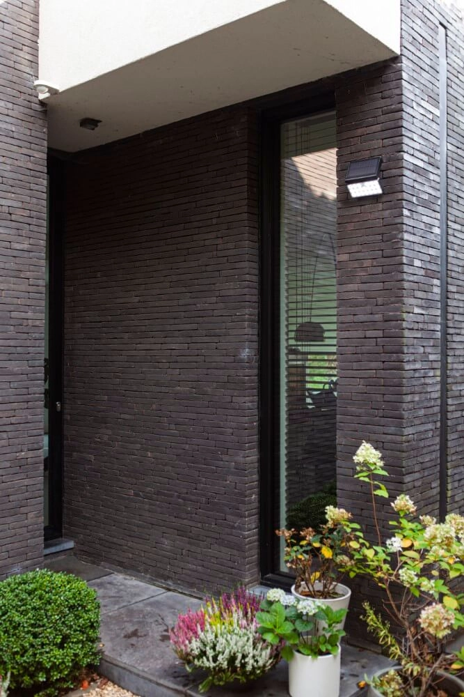 Applique noire Tuda solaire simple Lutec 6939412013626