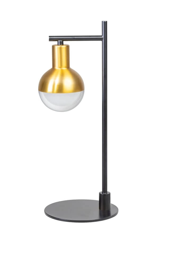 Lampe de table Drop noir avec de l'or Lampe de table Drop noir avec de l'or