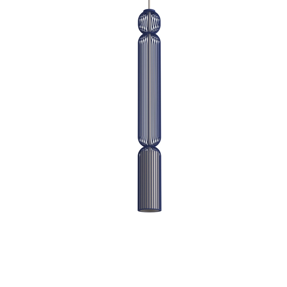 Lampe suspendue Singles 65 cm bleu marine Lyora 5903139121965