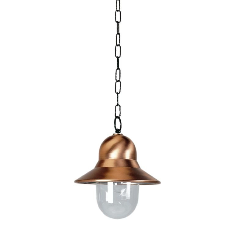 Lampe suspendue de porche Toscane vert