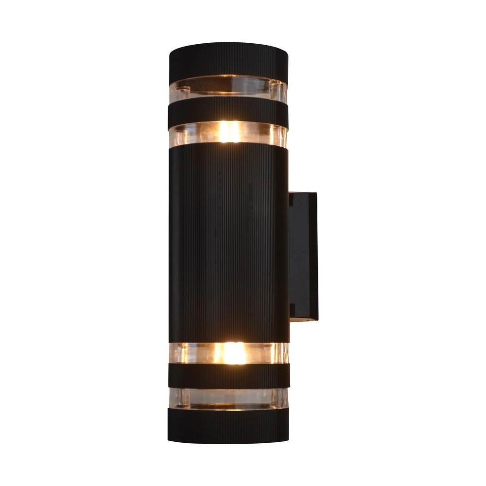 Lampe murale de conception Toluca Double noir