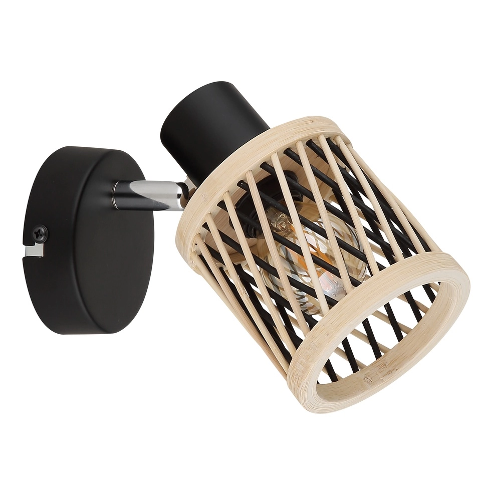Lampe murale Mali noir avec un bonnet Globo 9007371528714