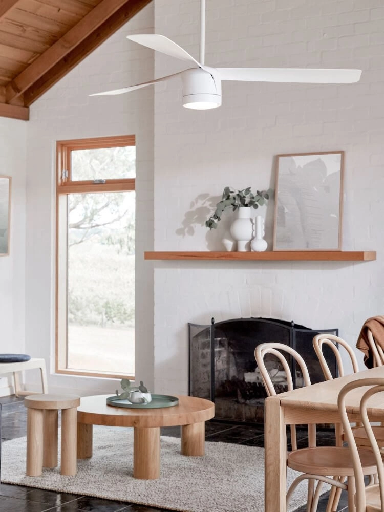 Ventilateur de plafond blanc avec lampe Peregrine Ø142cm Beacon 9333509165309