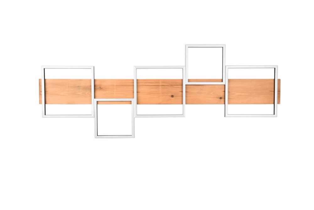 Plafonnier LED en bois Harper 5 lumières Trio 4017807524987