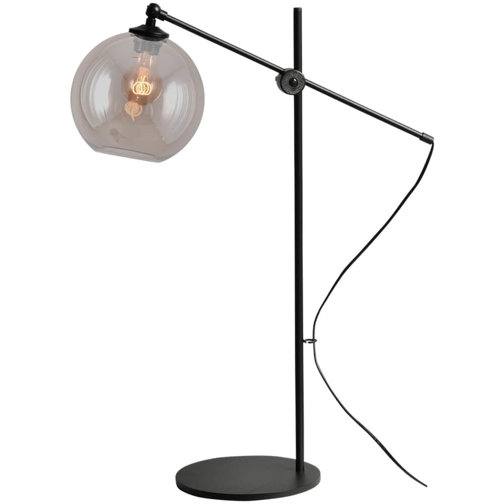 Lampe de bureau Bella 2 avec verre doré Ø 20 cm Lampe de bureau Bella 2 avec verre doré Ø 20 cm