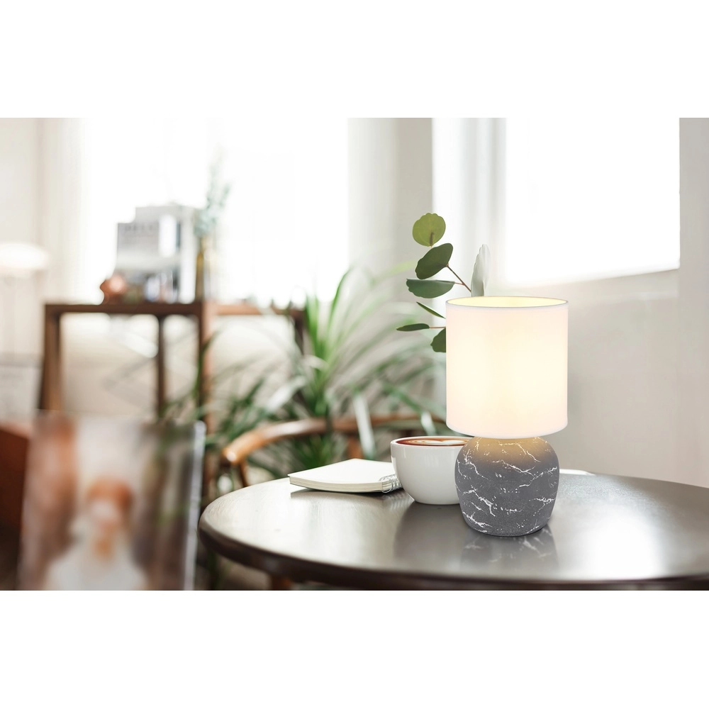 Lampe de table de conception Marble gris Globo 9007371506064