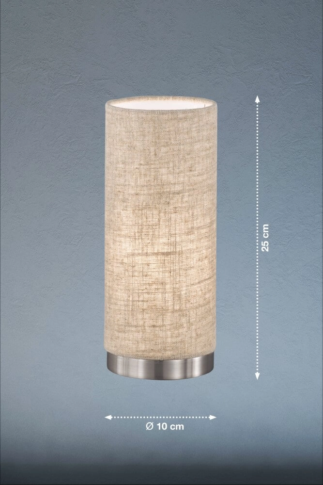 Lampe de chevet Thor couleur sable Fischer & Honsel 4003694504966