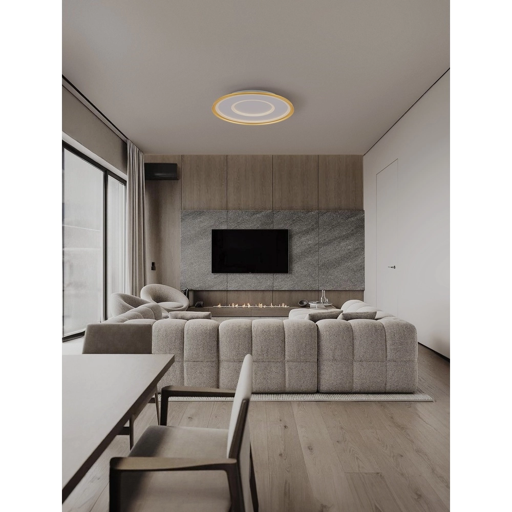 Plafonnier Figin or Ø 60cm Lyora 5212017465801