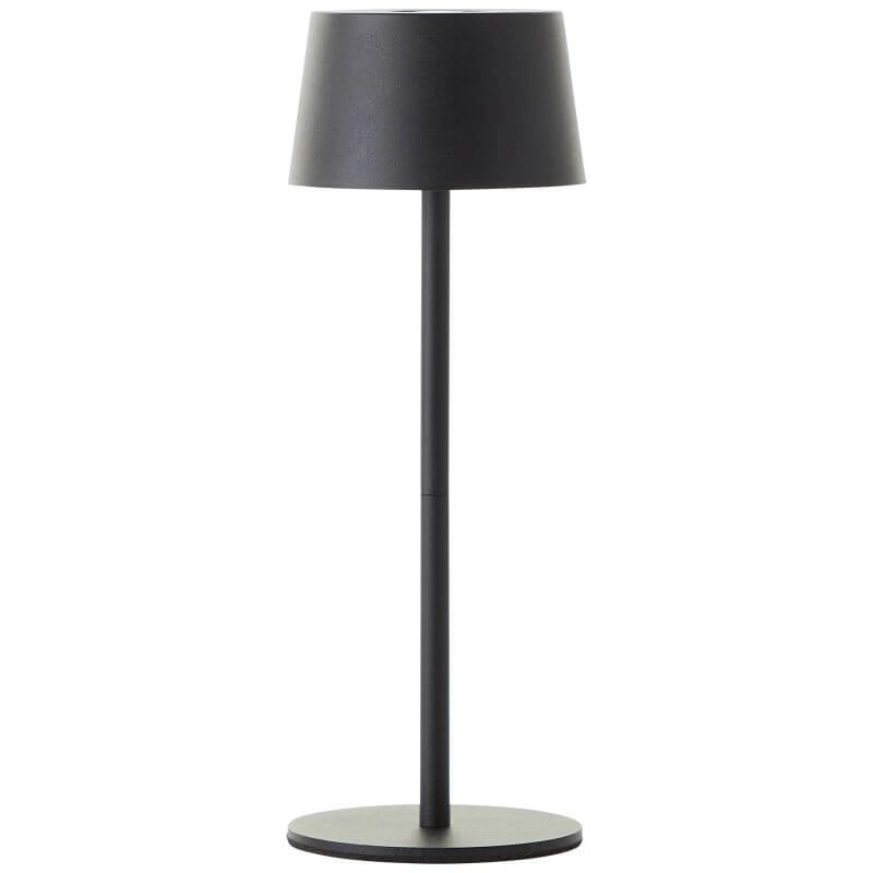 Lampe de table rechargeable Jona noir Brilliant 4004353449086