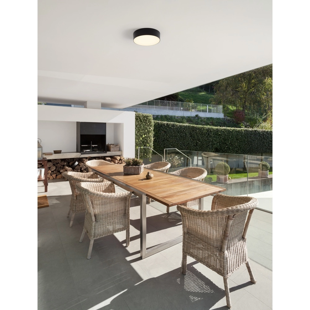 Plafonnier rond Judi Ø 21cm anthracite Lyora 5212017453839